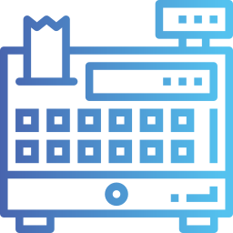caixa registradora Ícone