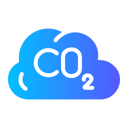 Carbon dioxide icon