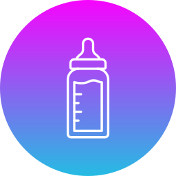 Baby bottle icon