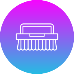 Cleaning brush icon