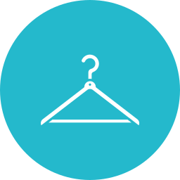 Clothes hanger icon