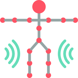 sensor de movimento Ícone