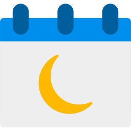 Moon calendar icon