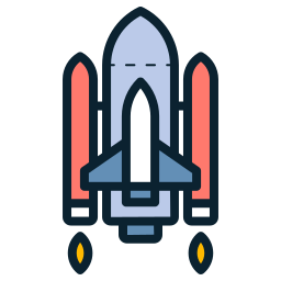 Rocket ship icon