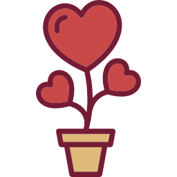 Love plant icon