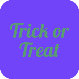 Trick or treat icon