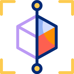 numérisation 3d Icône