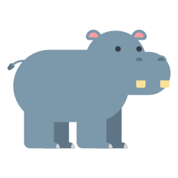 Hippopotamus icon