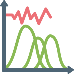 Wave chart icon