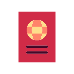 Passport control icon