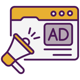 Web advertising icon