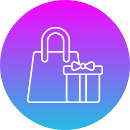 Shopping gift icon