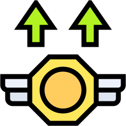 aufleveln icon