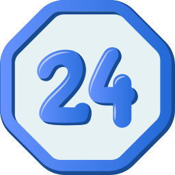 Twenty four icon