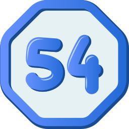 Fifty four icon