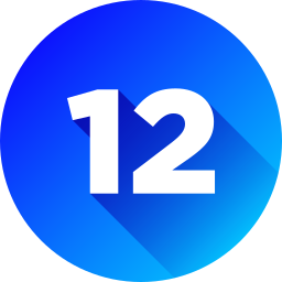 Number 12 icon