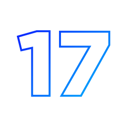 Number 17 icon