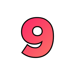 Number 9 icon