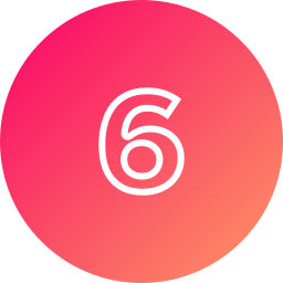 Number 6 icon