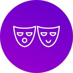 Theater masks icon