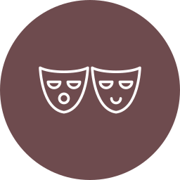 Theater masks icon