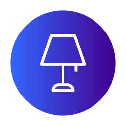 Desk lamp icon