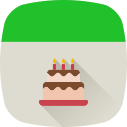 Birthday cake icon