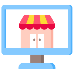 Online shop icon