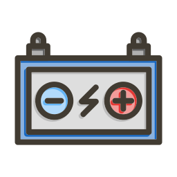 Car battery icon