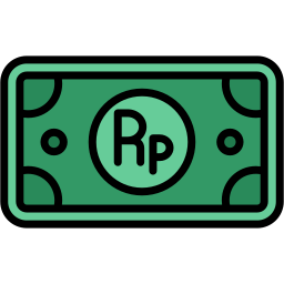 Indonesian rupiah icon