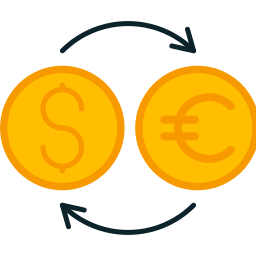 Money exchange icon