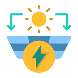 energia solare icona