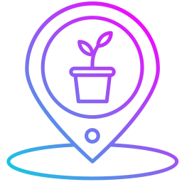 Flower shop icon