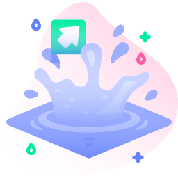 Water splash icon