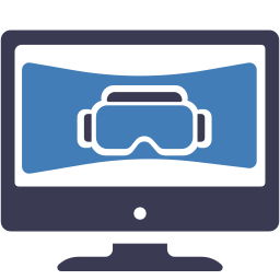 Virtual reality icon