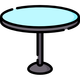 table ronde Icône