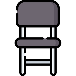 Folding chair icon