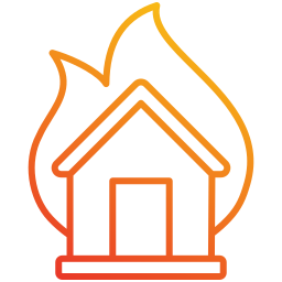 House on fire icon