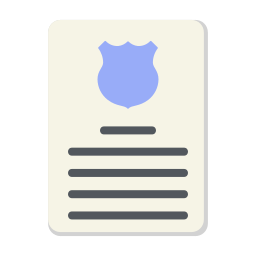 Legal document icon