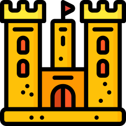 Sand castle icon