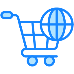 Online shopping icon