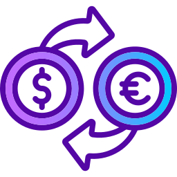 Currency exchange icon