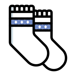 chaussette Icône