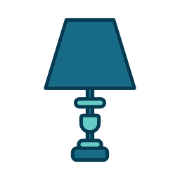 Table lamp icon