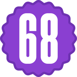 Sixty eight icon