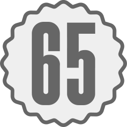 Sixty five icon