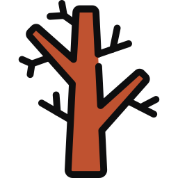 Dry tree icon