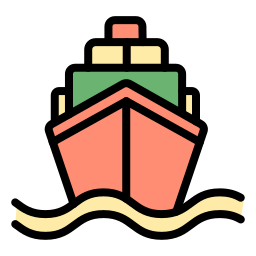 Cargo ship icon