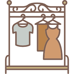 Clothes rack icon