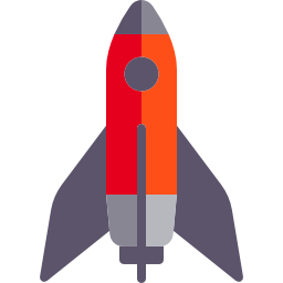 Rocket ship icon